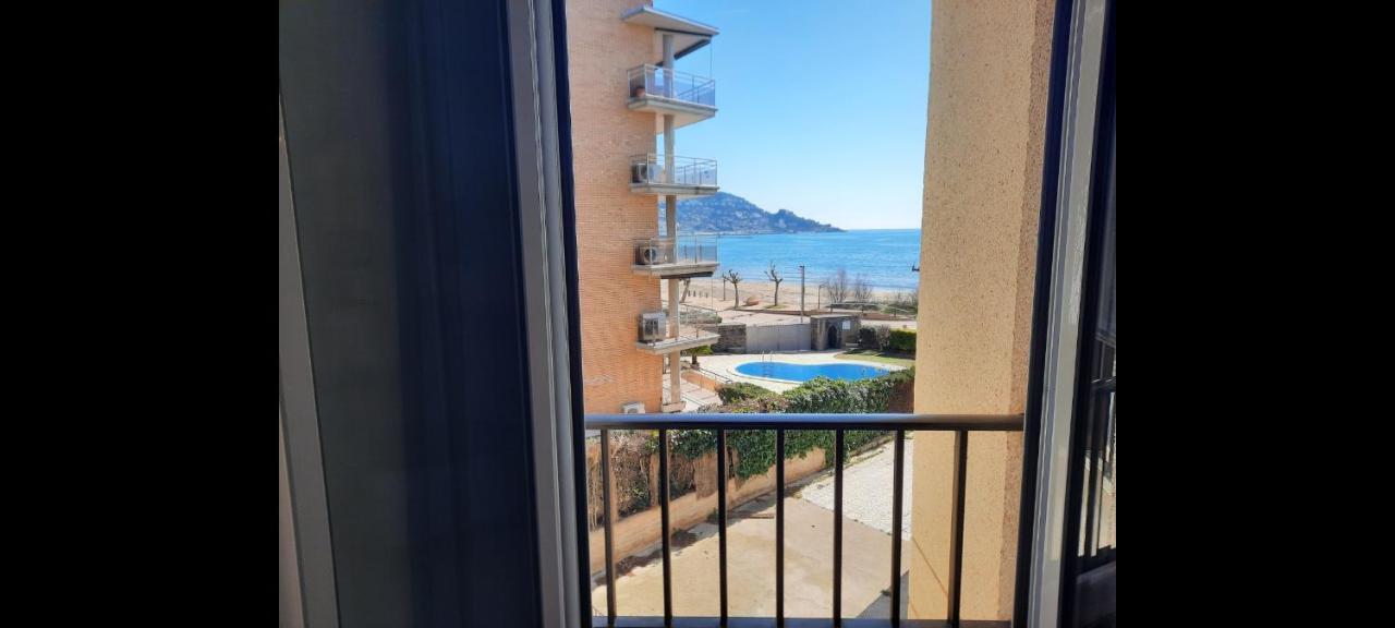 Appartement Castell Joncar,30 M De La Playa, 1Era Linea De Mar, Vista Al Mar à Roses Extérieur photo
